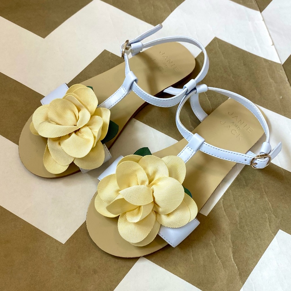 Janie and jack flower sandals - Picture 5 of 7